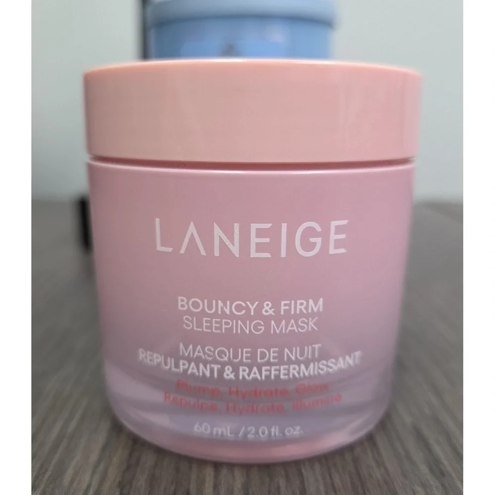 LANEIGE Bouncy and Firm Sleeping Mask with Peony & Collagen 2 oz Sealed
